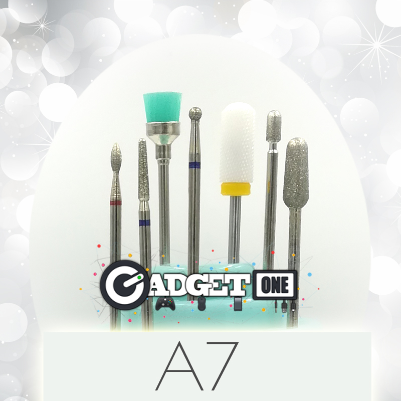 A7.jpg Επαγγελματικές Φρέζες Νυχιών Σετ 7 τεμαχίων Α7 - Image 1