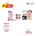 Bundle 08 | συσκευή αποτρίχωσης φρυδιών και μπικίνι 5 σε 1 trimmer & Αποτριχωτική Συσκευή Σώματος Heart of Love με USB