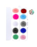 Σετ 10 Μαγνητικά Pom Pom Φουντίτσες Νυχιών