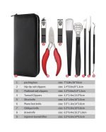 Εργαλεία Pedicure Σετ 8 τμχ Ατσάλινα σε Κασετίνα - Image 4