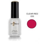 Ημιμόνιμο επαγγελματικό βερνίκι Angelacq 15 ml - Clear red 033