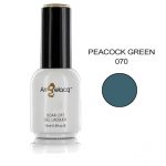 Ημιμόνιμο επαγγελματικό βερνίκι Angelacq 15 ml - Peacock green 070