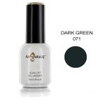 Ημιμόνιμο επαγγελματικό βερνίκι Angelacq 15 ml -Dark green 071