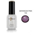 Ημιμόνιμο επαγγελματικό βερνίκι Angelacq 15 ml - Glitter Geranium pink 102