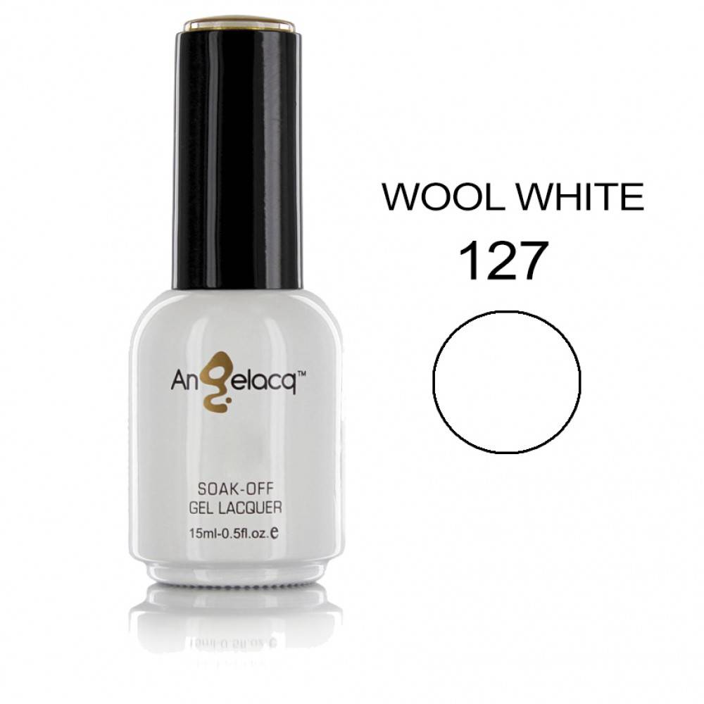 NY-AN127.jpg Ημιμόνιμο επαγγελματικό βερνίκι Angelacq 15 ml - Wool white 127 - Image 1
