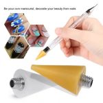 ΕΡΓΑΛΕΙΟ ΣΤΥΛΟ ΓΙΑ ΤΗΝ ΤΟΠΟΘΕΤΗΣΗ ΣΤΡΑΣ ΝΥΧΙΩΝ RHINESTONE PICK UP PEN WHITE NY-PEN02 - Image 3