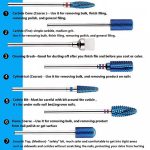 BLUE CARBIDE ΣΕΤ 6 ΦΡΕΖΕΣ 3/32 ΝΟ 7 NY-RB7 - Image 3