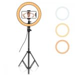 Επαγγελματικό Φωτιστικό Δαχτυλίδι Led 30cm Με Μεγάλο Τρίποδο - Ring Light Lamp YQ - Image 6