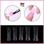 Καλούπια Tips Νυχιών Dual Forms size 1-10 Clear 100 τεμ. - Image 2