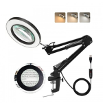 Μεγεθυντικός Φακός με 72 Led Φωτιστικό και σφικτήρα γραφείου - Image 2