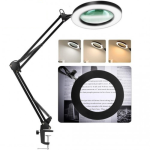 Μεγεθυντικός Φακός με 72 Led Φωτιστικό και σφικτήρα γραφείου - Image 3