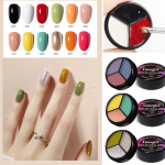 Παλέτα 3 Χρωμάτων Mobray Nail Art Painting Solid Cream Soak Off Gel No16 - Image 4