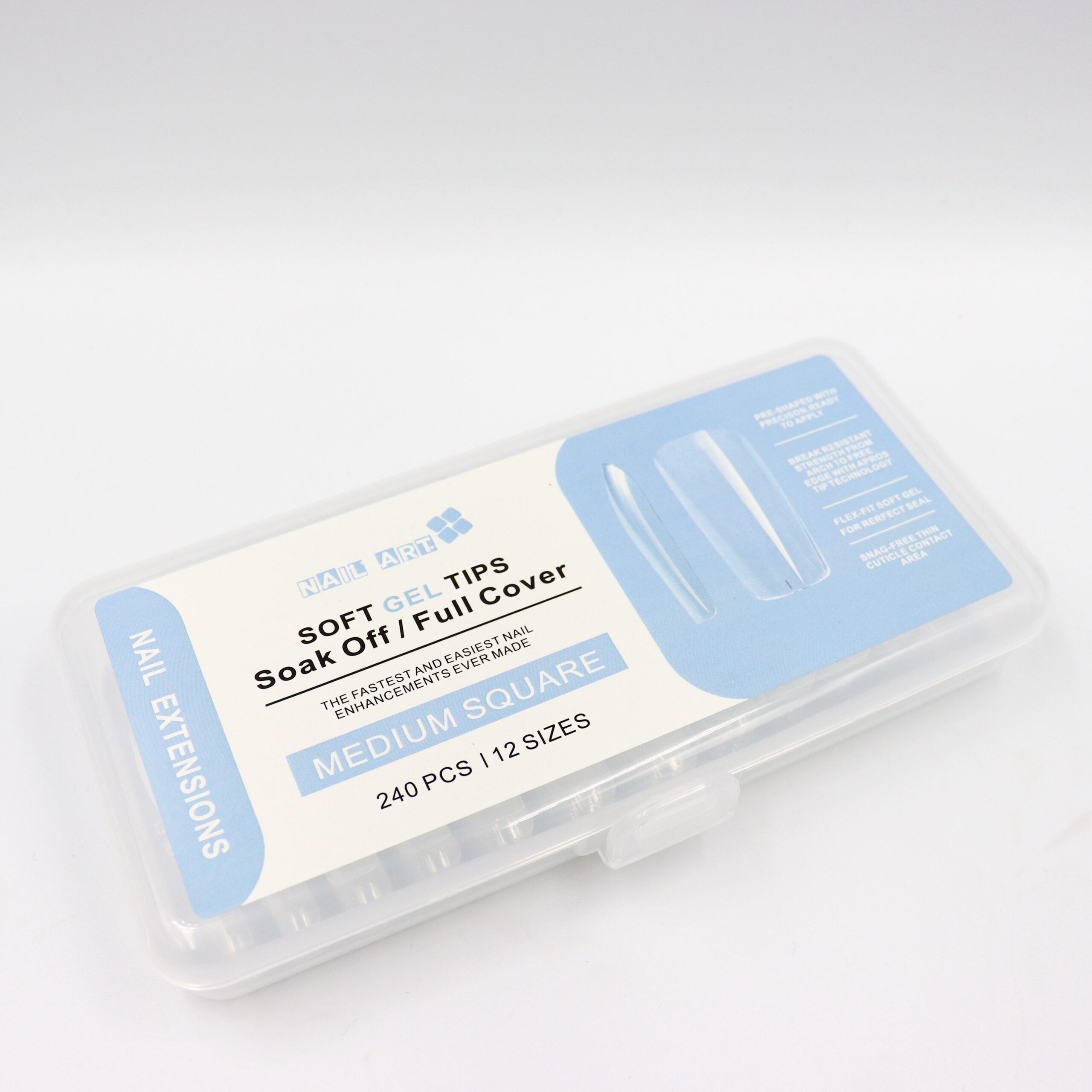 medium20square-scaled-1.jpg 240 Soft Gel Tips Medium Square Clear Soak Off - Image 1