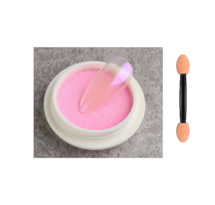 sa003.png Σκόνη Νυχιών Solid Aurora Transparent SA-003 - Image 1