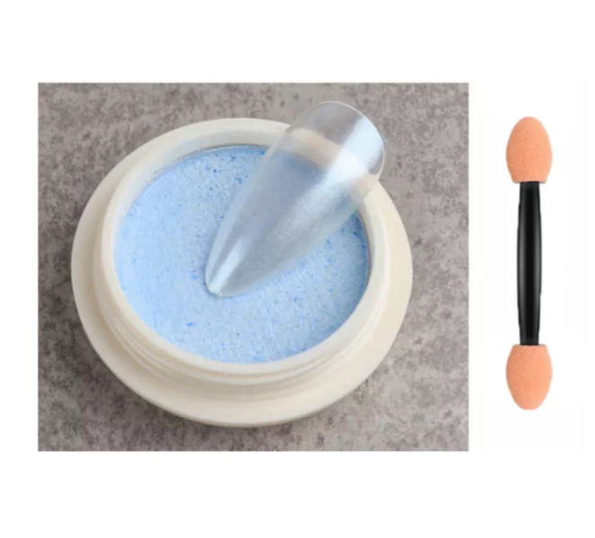 sa006.png Σκόνη Νυχιών Solid Aurora Transparent SA-006 - Image 1