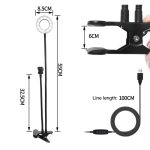Photo Studio Selfie LED Ring Light με Βάση Κινητού για iPhone/Android - Image 6