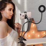 Photo Studio Selfie LED Ring Light με Βάση Κινητού για iPhone/Android - Image 2