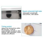 Αποστειρωτής υπεριώδους ακτινοβολίας UV-600, με λάμπα 8W - Image 4