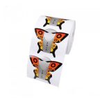 Φόρμες Νυχιών Πεταλούδα Κίτρινη 500 τεμάχια