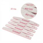 Λίμα Νυχιών Διπλής Όψης SunShine 80/100 Μισοφέγγαρο Πακέτο 25 τεμ. - Image 2