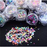 Διακοσμητικές Παγιέτες Νυχιών σετ 12 τεμάχια - Image 2